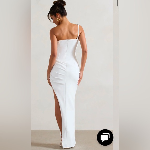 Vestido Blanco Ideal para Boda Civil o Evento Especial. - Picture 3 of 4